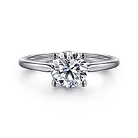 Gabriel & Co 7.4 Engagement Ring 14K White Gold Contemporary ER16561R6W4JJJ