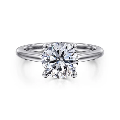 Gabriel & Co 8 Engagement Ring 14K White Gold Contemporary ER16561R8W4JJJ
