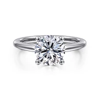 Gabriel & Co 8 Engagement Ring 14K White Gold Contemporary ER16561R8W4JJJ