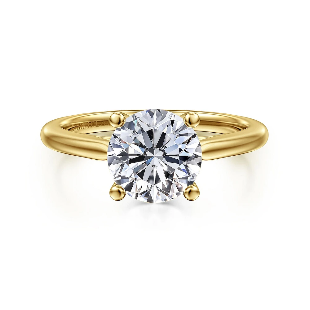 Gabriel & Co 8 Engagement Ring 14K Yellow Gold Contemporary ER16561R8Y4JJJ