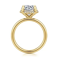 Gabriel & Co 9 Engagement Ring 14K Yellow Gold Contemporary ER16565R12Y44JJ