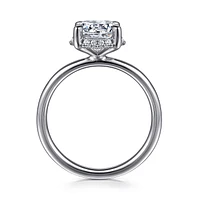 Gabriel & Co 7.4 Engagement Ring 14K White Gold Contemporary ER16565R6W44JJ
