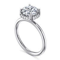 Gabriel & Co 8 Engagement Ring 14K White Gold Contemporary ER16565R8W44JJ