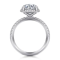 Gabriel & Co 8.5 Engagement Ring 14K White Gold Contemporary ER16566R10W44JJ