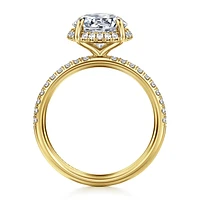Gabriel & Co 8.5 Engagement Ring 14K Yellow Gold Contemporary ER16566R10Y44JJ