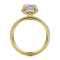 Gabriel & Co 7.4 Engagement Ring 14K Yellow Gold Contemporary ER16566R6Y44JJ