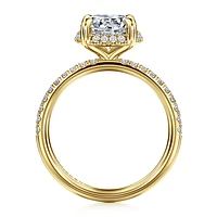 Gabriel & Co 8 Engagement Ring 14K Yellow Gold Contemporary ER16566R8Y44JJ