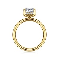 Gabriel & Co 8.5X6 Engagement Ring 14K Yellow Gold Contemporary ER16567E8Y44JJ