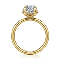 Gabriel & Co 11.5X7.5 Engagement Ring 14K Yellow Gold Contemporary ER16567O12Y44JJ