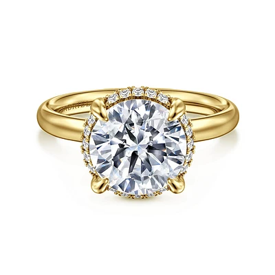 Gabriel & Co 9 Engagement Ring 14K Yellow Gold Contemporary ER16567R12Y44JJ