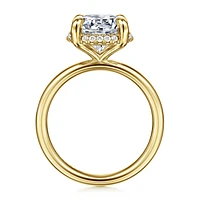 Gabriel & Co 9 Engagement Ring 14K Yellow Gold Contemporary ER16567R12Y44JJ