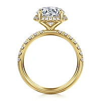 Gabriel & Co 9 Engagement Ring 14K Yellow Gold Contemporary ER16568R12Y44JJ