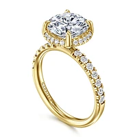 Gabriel & Co 9 Engagement Ring 14K Yellow Gold Contemporary ER16568R12Y44JJ