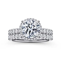 Gabriel & Co 8 Engagement Ring 14K White Gold Contemporary ER16568R8W44JJ
