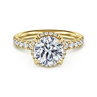 Gabriel & Co 8 Engagement Ring 14K Yellow Gold Contemporary ER16568R8Y44JJ
