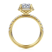 Gabriel & Co 8 Engagement Ring 14K Yellow Gold Contemporary ER16568R8Y44JJ