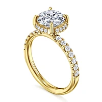 Gabriel & Co 8 Engagement Ring 14K Yellow Gold Contemporary ER16568R8Y44JJ