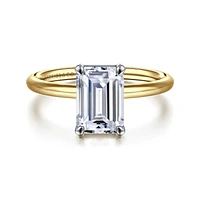 Gabriel & Co 8.5X6 Engagement Ring 14K Gold Contemporary ER16569E8M4JJJ