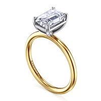 Gabriel & Co 8.5X6 Engagement Ring 14K Gold Contemporary ER16569E8M4JJJ