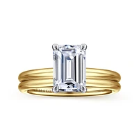 Gabriel & Co 8.5X6 Engagement Ring 14K Gold Contemporary ER16569E8M4JJJ