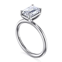 Gabriel & Co 8.5X6 Engagement Ring 14K White Gold Contemporary ER16569E8W4JJJ