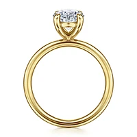 Gabriel & Co 11X7.2 Engagement Ring 14K Yellow Gold Contemporary ER16569O10Y4JJJ