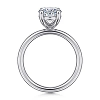 Gabriel & Co 11.5X7.5 Engagement Ring 14K White Gold Contemporary ER16569O12W4JJJ