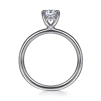 Gabriel & Co 8X5.5 Engagement Ring 14K White Gold Contemporary ER16569O4W4JJJ