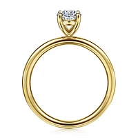 Gabriel & Co 8X5.5 Engagement Ring 14K Yellow Gold Contemporary ER16569O4Y4JJJ