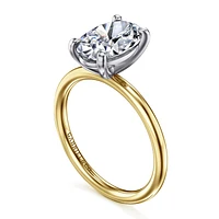 Gabriel & Co 10.5X7 Engagement Ring 14K Gold Contemporary ER16569O8M4JJJ