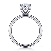 Gabriel & Co 10.5X7 Engagement Ring 14K White Gold Contemporary ER16569O8W4JJJ