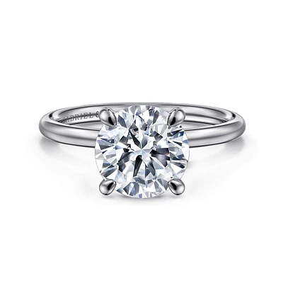 Gabriel & Co 8.5 Engagement Ring 14K White Gold Contemporary ER16569R10W4JJJ