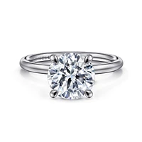 Gabriel & Co 8.5 Engagement Ring 14K White Gold Contemporary ER16569R10W4JJJ