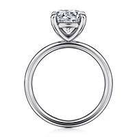Gabriel & Co 8.5 Engagement Ring 14K White Gold Contemporary ER16569R10W4JJJ
