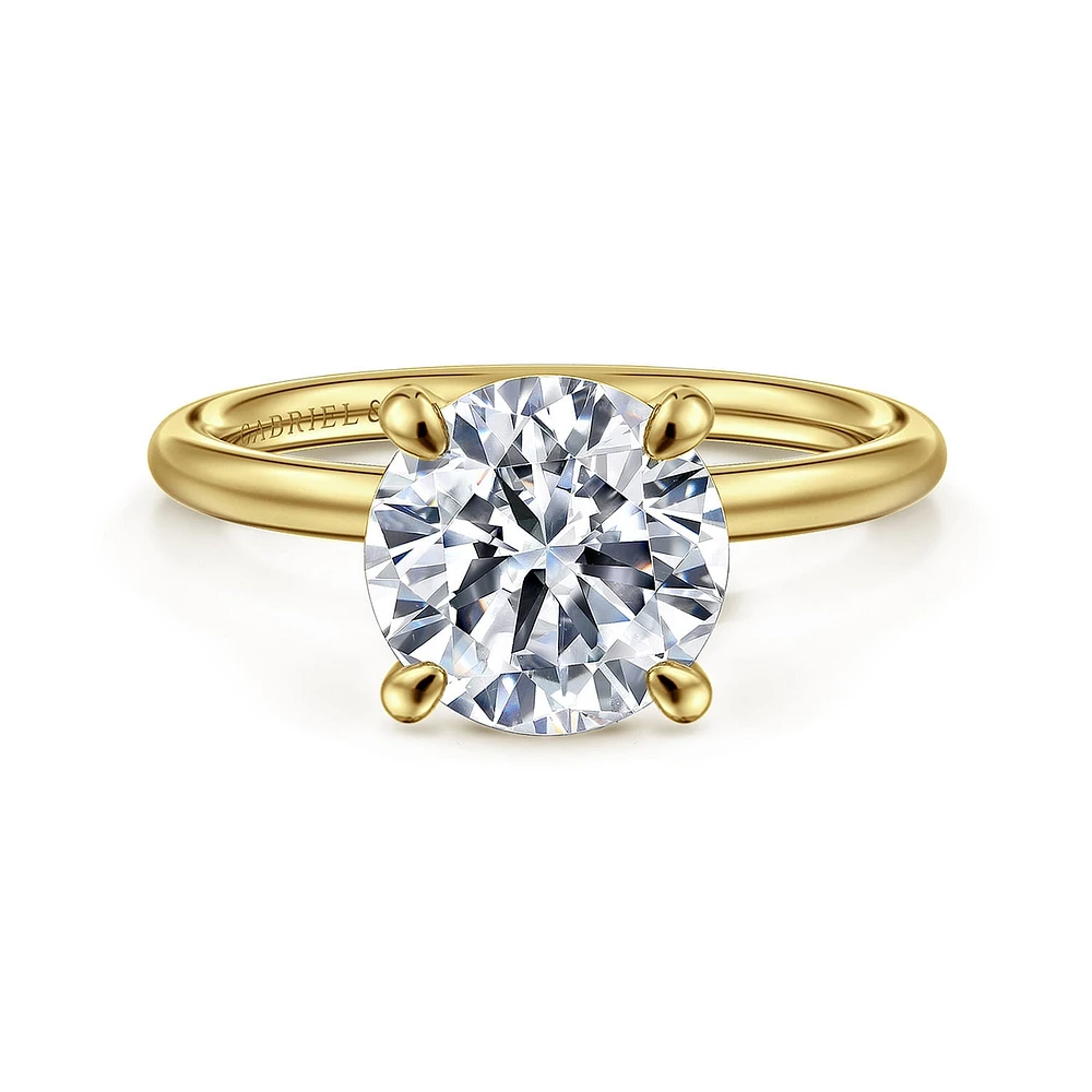 Gabriel & Co 8.5 Engagement Ring 14K Yellow Gold Contemporary ER16569R10Y4JJJ