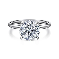Gabriel & Co 9 Engagement Ring 14K White Gold Contemporary ER16569R12W4JJJ