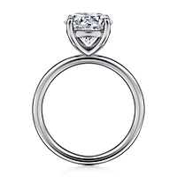 Gabriel & Co 9 Engagement Ring 14K White Gold Contemporary ER16569R12W4JJJ