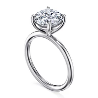 Gabriel & Co 9 Engagement Ring 14K White Gold Contemporary ER16569R12W4JJJ