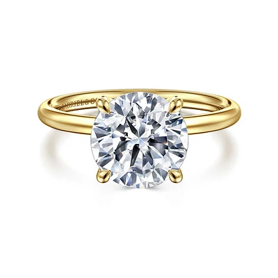 Gabriel & Co 9 Engagement Ring 14K Yellow Gold Contemporary ER16569R12Y4JJJ