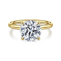 Gabriel & Co 9 Engagement Ring 14K Yellow Gold Contemporary ER16569R12Y4JJJ