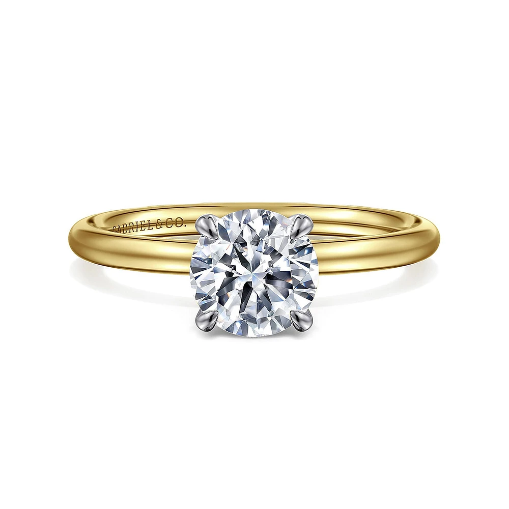 Gabriel & Co 6.5 Engagement Ring 14K Gold Contemporary ER16569R4M4JJJ
