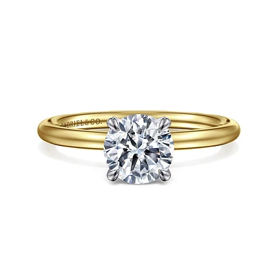 Gabriel & Co 6.5 Engagement Ring 14K Gold Contemporary ER16569R4M4JJJ