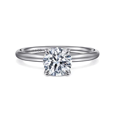Gabriel & Co 6.5 Engagement Ring 14K White Gold Contemporary ER16569R4W4JJJ