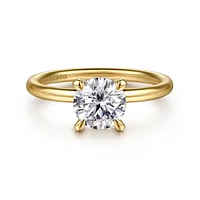Gabriel & Co 6.5 Engagement Ring 14K Yellow Gold Contemporary ER16569R4Y4JJJ
