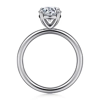 Gabriel & Co 7.4 Engagement Ring 14K White Gold Contemporary ER16569R6W4JJJ