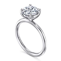 Gabriel & Co 8 Engagement Ring 14K White Gold Contemporary ER16569R8W4JJJ