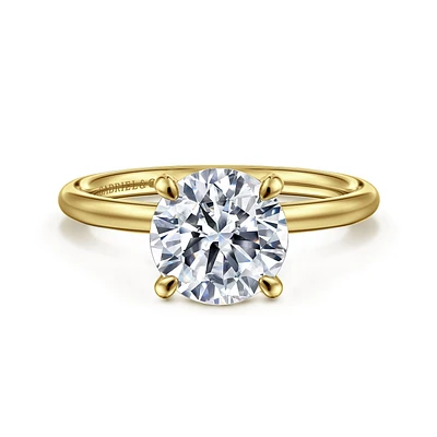 Gabriel & Co 8 Engagement Ring 14K Yellow Gold Contemporary ER16569R8Y4JJJ