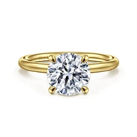 Gabriel & Co 8 Engagement Ring 14K Yellow Gold Contemporary ER16569R8Y4JJJ