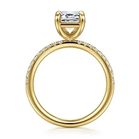 Gabriel & Co 8.5X6 Engagement Ring 14K Yellow Gold Contemporary ER16570E8Y44JJ