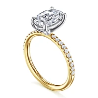 Gabriel & Co 10.5X7 Engagement Ring 14K Gold Contemporary ER16570O8M44JJ
